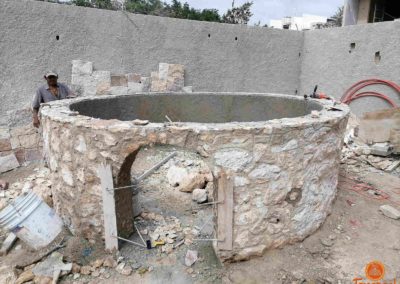 Construcción Temazcal Tulum 14