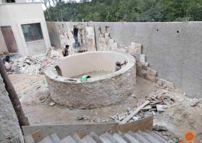 Construcción Temazcal Tulum 17