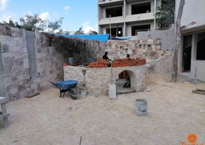 Construcción Temazcal Tulum 20