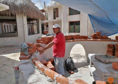 Construcción Temazcal Tulum 24