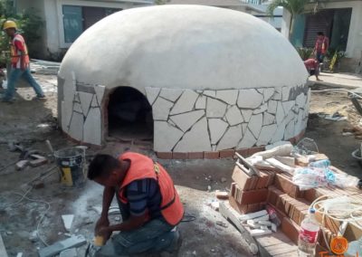 Construcción de temazcal 5553