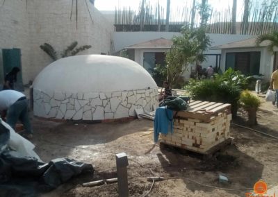 Construcción de temazcal 6664