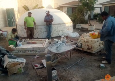Construcción de temazcal 7674